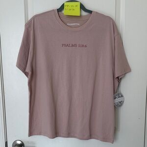 ✨NWT Psalm 118:6 Women’s Top🩷